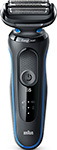 Электробритва BRAUN S5 51-B1000s Black/Blue Wet Dry 1//3 (Б0058407)