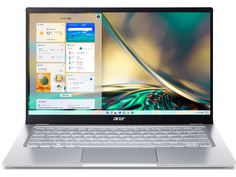 Ноутбук Acer Swift 3 SF314-512-37ZF Silver NX.K0EER.004 (Intel Core i3 1220P 1.1 Ghz/8192Mb/256Gb SSD/Intel UHD Graphics/Wi-Fi/Bluetooth/Cam/14/1920x1080/no OS)