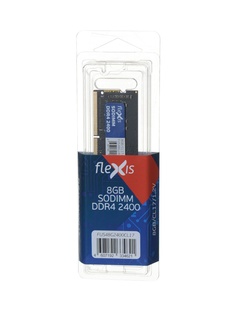 Модуль памяти Flexis DDR4 SO-DIMM 2400MHz PC19200 CL17 - 8Gb FUS48G2400CL17
