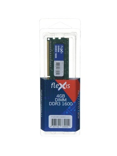 Модуль памяти Flexis DDR3 UDIMM 2400MHz PC12800 CL11 - 4Gb FUD34G1600CL11