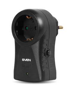 Сетевой фильтр Sven SF-S1 1-Sockets Black SV-014773