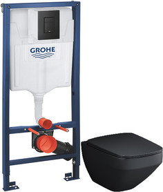Комплект подвесной унитаз Am.Pm Inspire V2.0 C50A1700MBSC + система инсталляции Grohe 38811kf0 Am.Pm.