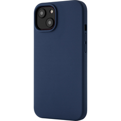 Чехол-накладка uBear Touch Mag Case для iPhone 14, силикон, темно-синий