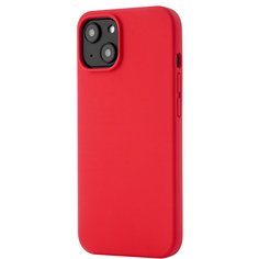 Чехол-накладка uBear Touch Mag Case для iPhone 14, силикон, красный