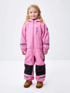 Демисезонный комбинезон для девочек (розовый, 128) Sela