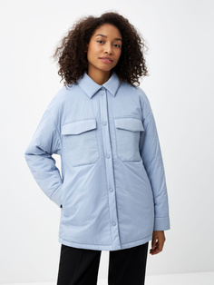 Базовая куртка-рубашка (голубой, M) Sela