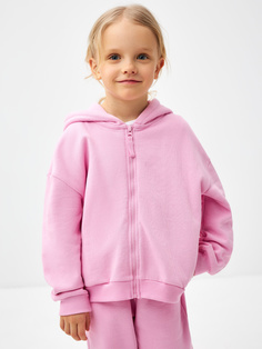 Толстовка с капюшоном для девочек (розовый, 92) Sela