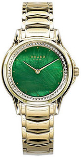 fashion наручные женские часы Obaku V261LEGESG. Коллекция Links