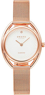 fashion наручные женские часы Obaku V286LXVIMV. Коллекция Diamond