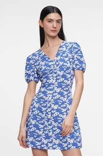 платье женское Платье мини приталенное с рукавами-фонариками Befree