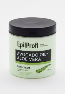Крем для тела Epilprofi укрепляющий, с маслом авокадо и алоэ вера, "EpilProfi", 500 мл