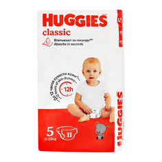 Подгузники HUGGIES CLASSIC 11-25 кг 11 шт