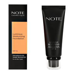 Основа тональная для лица NOTE LUMINOUS MOISTURIZING FOUNDATION увлажняющая с эффектом сияния тон 100