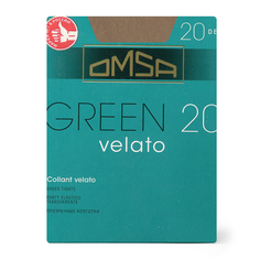 Колготки женские в коробочке OMSA GREEN 20 den Caramello р-р 3