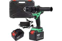 Дрель-шуруповерт аккумуляторная ударная Zitrek Green Impact 18V (18В, Li-ion 2x6.0Ач)