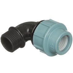 ПНД уголок d25х1", наружная резьба, STR СТР