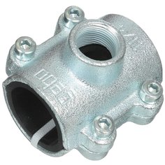 Седелка-врезка 1" 1/4х3/4", чугун, внутренняя резьба, Gebo, ANB