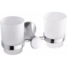 Стакан для зубных щеток, двойной, стекло, Frap, F3508