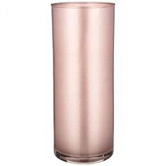 Ваза-цилиндр Franco Sparkle rosa 12х30 см