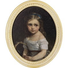 Картина в раме Glasar девочка 26х2х31 см ГЛАСАР