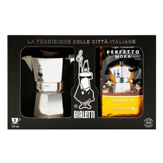 Набор Bialetti кофе Moka Manigllia 250г + кофеварка Moka Express