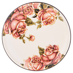 Тарелки тарелка AGNESS Корейская роза 21см десертная керамика