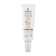 Солнцезащитный крем для лица SESDERMA Средство солнцезащитное SPF 50 REPASKIN SILK TOUCH COLOUR