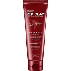 Мусс для умывания MISSHA Пенка для умывания и очищения пор Amazon Red Clay с амазонской глиной