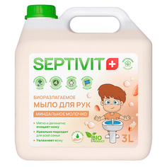 Средства для ванной и душа SEPTIVIT Жидкое мыло для рук Миндальное молочко 3000
