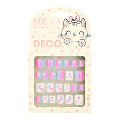 Для ногтей DECO. Набор детских накладных ногтей KIDS mystery