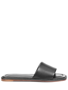 Шлепанцы кожаные Brunello Cucinelli