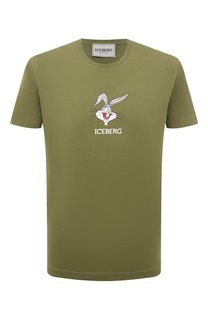 Хлопковая футболка Iceberg