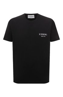 Хлопковая футболка Iceberg