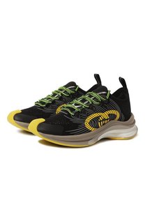 Текстильные кроссовки Gucci Run Gucci