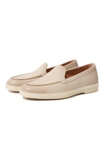 Кожаные лоферы Santoni
