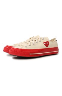 Текстильные кеды Converse x Comme des Garcons Play Comme des Garcons Play
