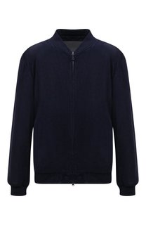 Кожаный бомбер Brioni