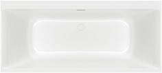 Квариловая ванна 180x80 см альпийский белый Villeroy & Boch Subway 3.0 UBQ180SBW2DV-01