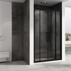 Душевая дверь 140 см Abber Schwarzer Diamant AG33140BH прозрачное