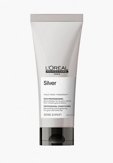 Бальзам для волос LOreal Professionnel L'Oreal Serie Expert Silver для нейтрализации желтизны осветленных и седых волос, 200 мл