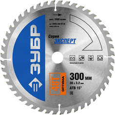 Диск пильный Зубр Оптима 36903-300-30-48 по дереву 300 x 30мм 48Т