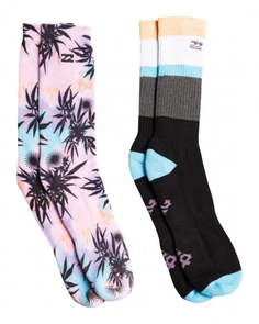 Мужские Носки (2 Пары) Tie Dye Billabong