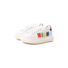 Кожаные кеды MSGM kids