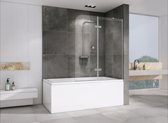 Шторка для ванны 120 см Abber Ewiges Wasser AG51120 прозрачное