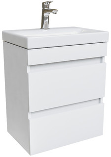 Тумба с раковиной белый матовый 50 см IDDIS Zodiac ZOD5CB0i95K