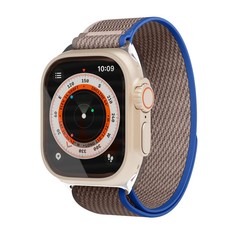 Ремешок VLP Trail Band для Apple Watch 42/44/45/49mm, Нейлон, синий/черный