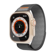 Ремешок VLP Trail Band для Apple Watch 42/44/45/49mm, Нейлон, черный/серый