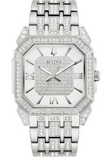 Японские наручные мужские часы Bulova 96A285. Коллекция Crystal Octava