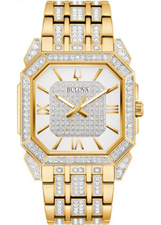 Японские наручные мужские часы Bulova 98A295. Коллекция Crystal Octava