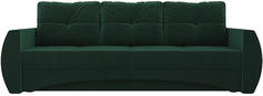 Диван прямой Сатурн Велюр Зеленый Bravo